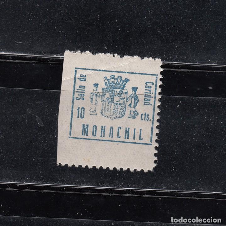 Briefmarken: MONACHIL. SELLO DE CARIDAD. 5 CTS.