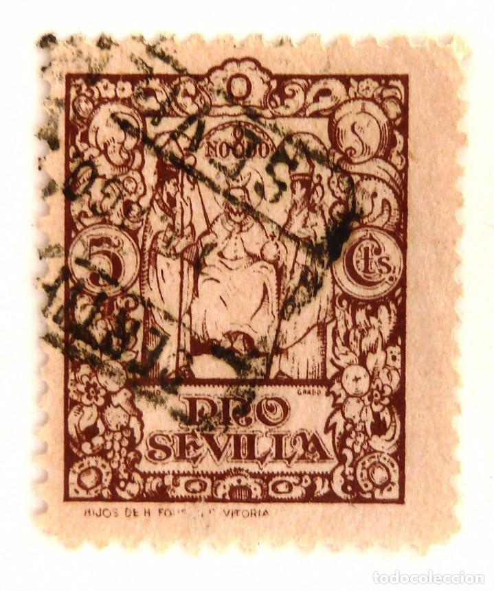 Sellos: PRO SEVILLA 5 CTS. - Foto 1