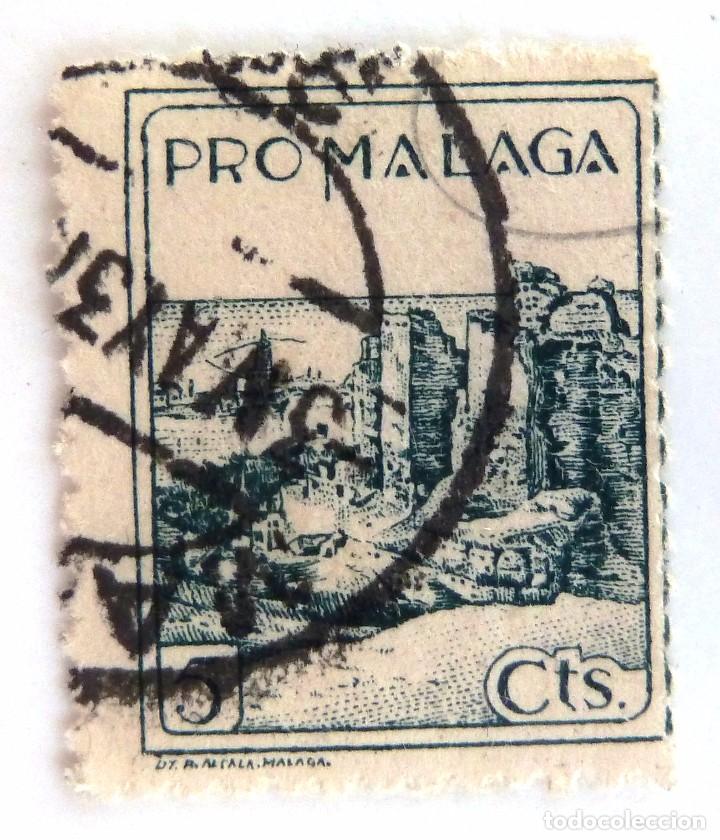 Sellos: PRO MALAGA  5 CTS. - Foto 1
