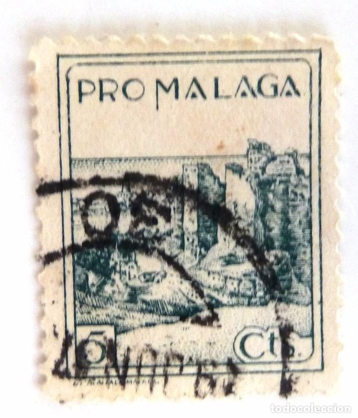 Sellos: PRO MALAGA  5 CTS. - Foto 1