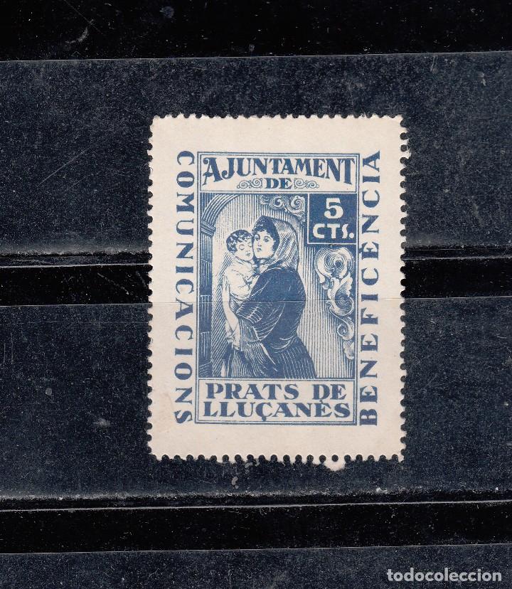 Briefmarken: PRATS DE LLU&Ccedil;ANES. BENEFICENCIA. 5 CTS.