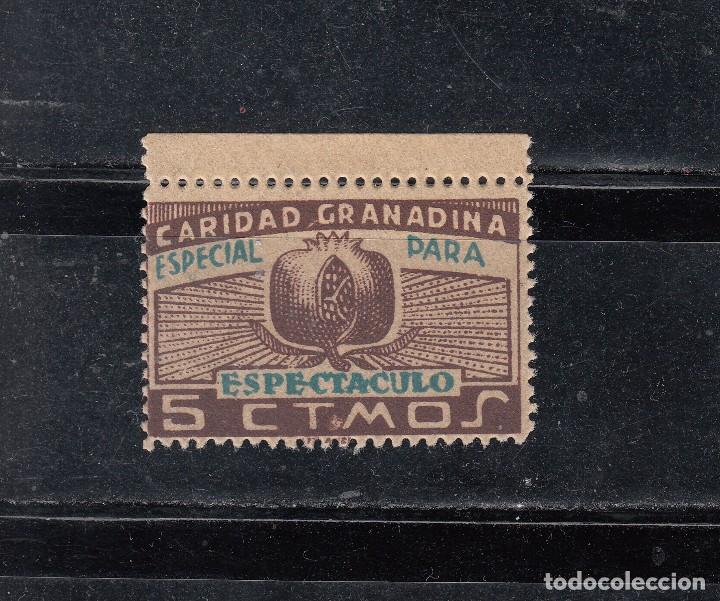 Briefmarken: CARIDAD GRANADINA. ESPECIAL PARA ESPECTACULOS. 5 CTS.