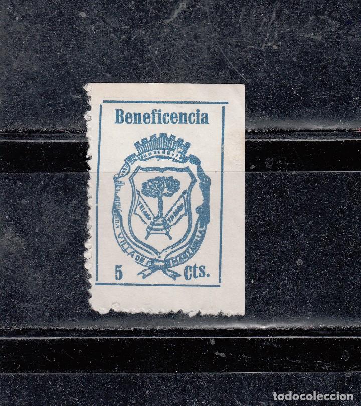 Briefmarken: VILLA DE MANZANILLA. BENEFICENCIA. 5 CTS.