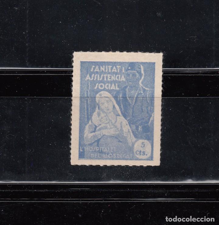 Briefmarken: L&acute;HOSPITALET DE LLOBREGAT. SANITAT. ASSISTENCIA SOCIAL. 5 CTS.