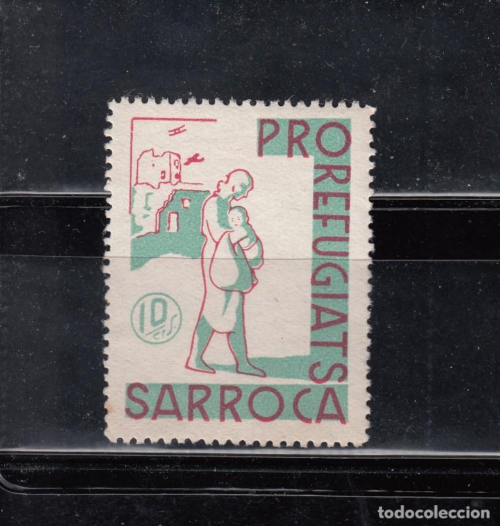 Briefmarken: SARROCA. PRO-REFUGIADOS. 10 CTS.