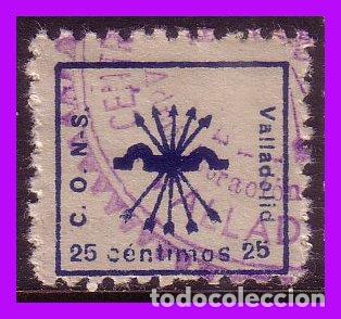 Briefmarken: Valladolid, VALLADOLID, , Guerra Civil, FESOFI n&ordm; 2 (o)
