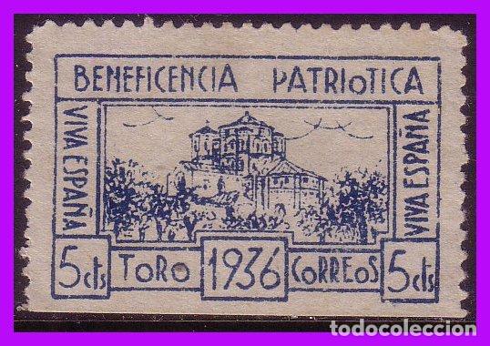 Briefmarken: Zamora, TORO, Guerra Civil, FESOFI n&ordm; 1 (*)