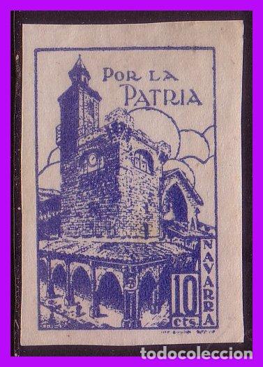 Briefmarken: Navarra, NAVARRA, Guerra Civil, FESOFI n&ordm; 4s (*)