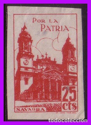 Briefmarken: Navarra, NAVARRA, Guerra Civil, FESOFI n&ordm; 5s (*)