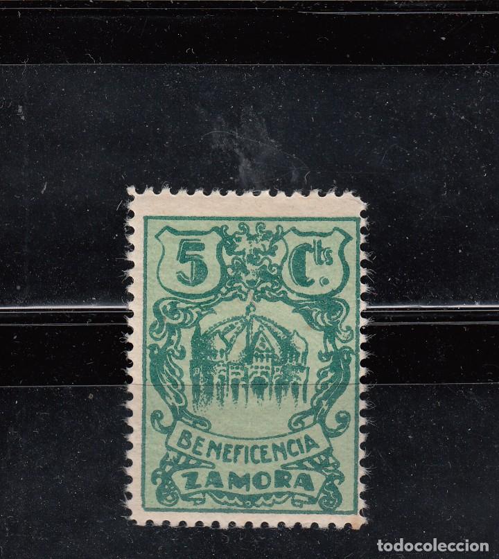 Briefmarken: ZAMORA. BENEFICENCIA. 5 CTS.