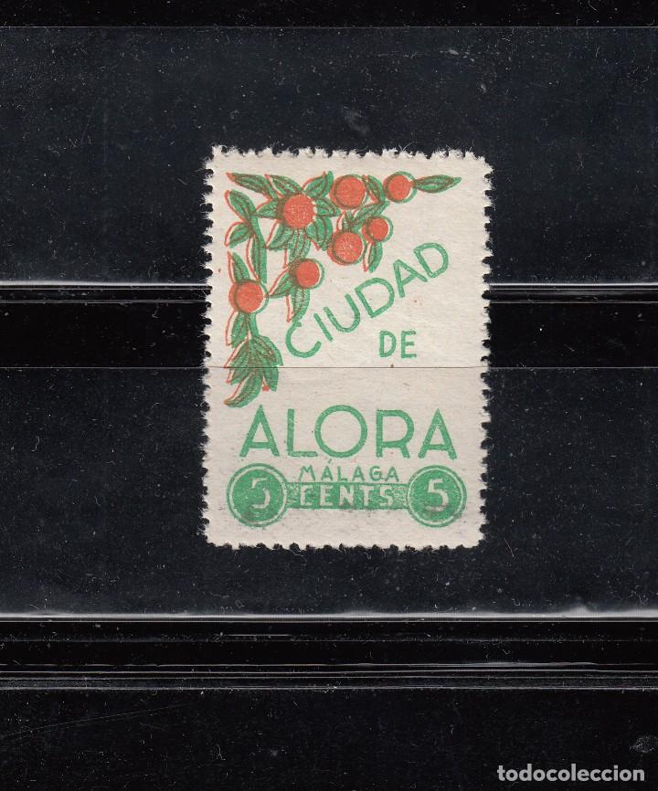 Sellos: CIUDAD DE ALORA. 5 CTS. - Foto 1