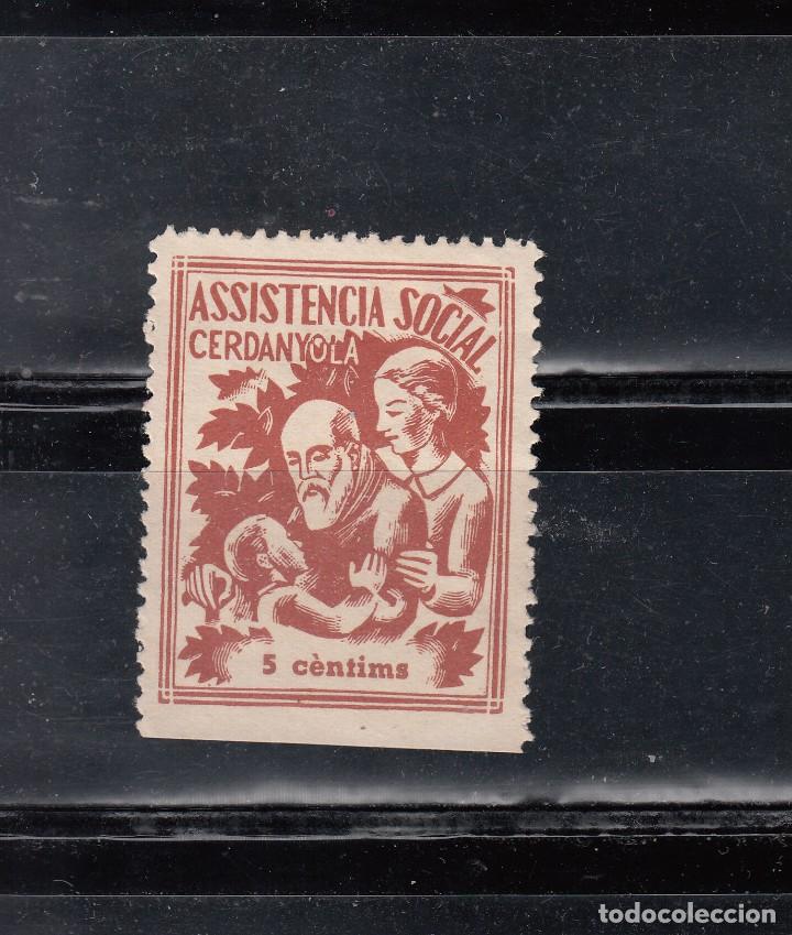 Briefmarken: CERDANYOLA. ASSISTENCIA SOCIAL. 5 CTS.