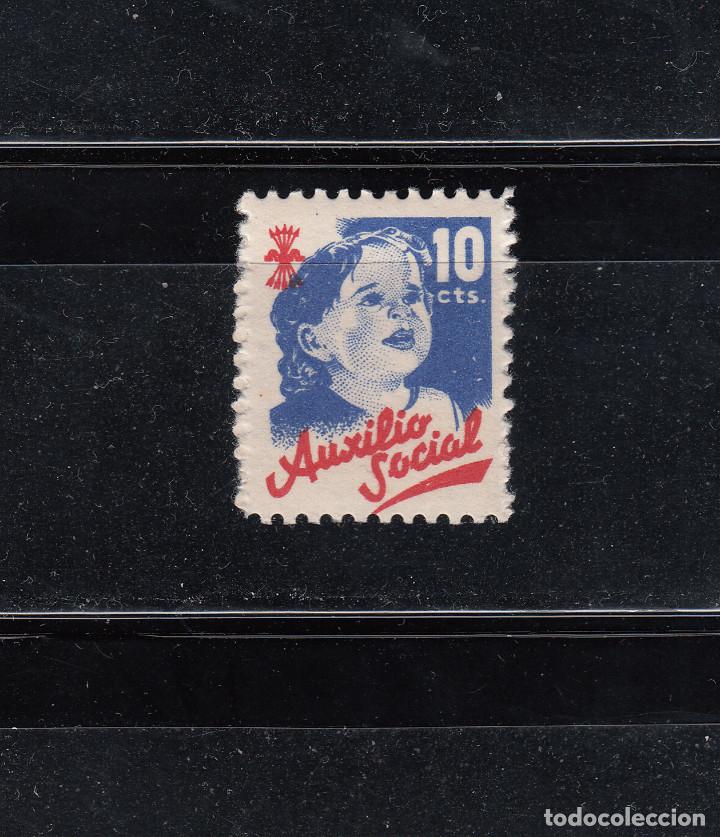 Briefmarken: AUXILIO SOCIAL. 10 CTS.