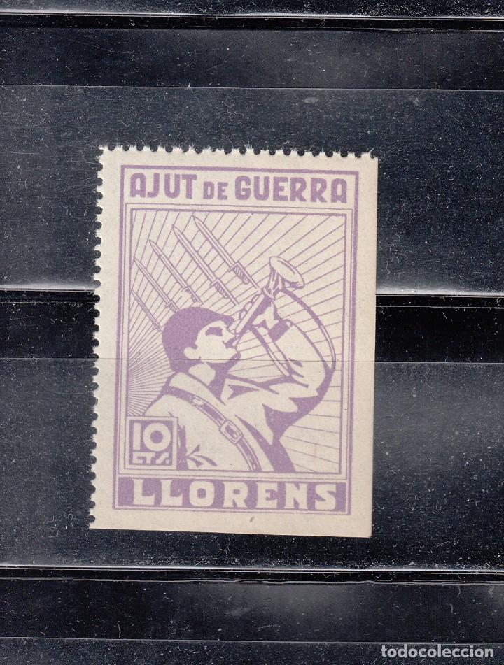 Briefmarken: LLORENS. AJUT DE GUERRA. 10 CTS.