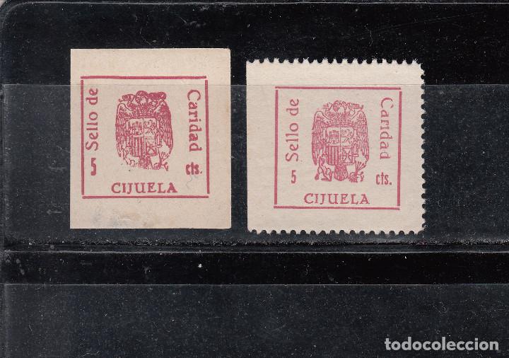 Briefmarken: CIJUELA. 2 SELLOS DE 5 CTS. DENTADO Y SIN DENTAR. CARIDAD