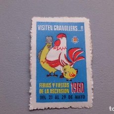Sellos: VIÑETA - VISITEN GRANOLLERS - FERIAS Y FIESTAS DE LA ASCENSION -1960 -MH* - NUEVA.
