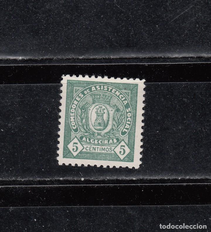 Briefmarken: ALGECIRAS. ASISTENCIA SOCIAL. 5 CTS.