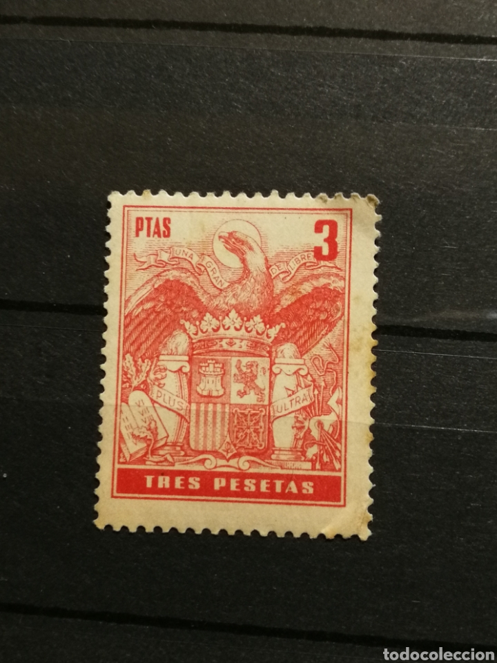 Briefmarken: PLUS ULTRA. &Aacute;GUILA IMPERIAL. 3 PESETAS
