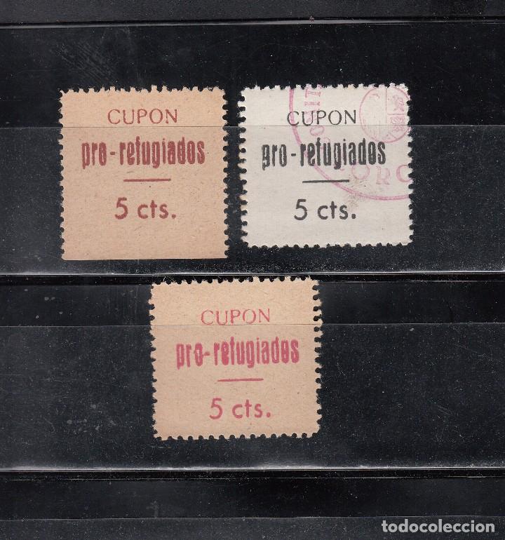 Briefmarken: PRO-CUPON. SERIE DE 3 SELLOS DE 5 CTS. EMITIDOS EN LORCA
