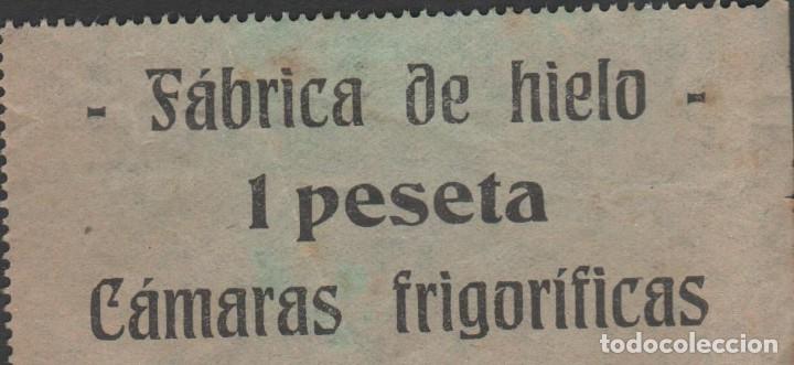 Stamps: 0270 Guerra Civil - Vi&ntilde;eta de la Fabrica de Hielo - VALE de 1 Peseta para las CAMARAS FRIGORIFICAS