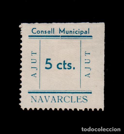 Briefmarken: CL4-15-51 guerra civil Vi&ntilde;eta de NAVARCLES (Barcelona) Consell municipal AJUT Fesofi n&ordm; 2