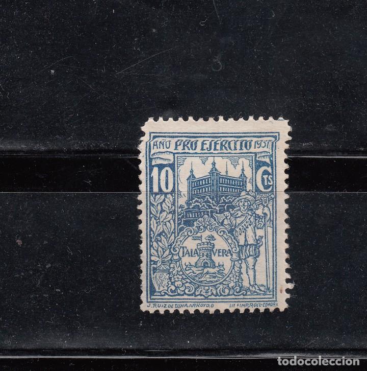 Briefmarken: TALAVERA. PRO-EJERCITO. 10 CTS.