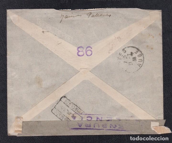 Sellos: 1938.- MARTINET (LERIDA) A FRANCIA - Foto 2