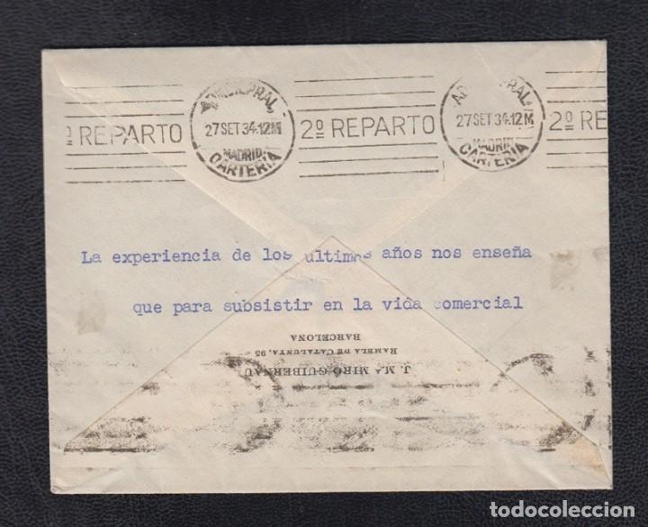 Sellos: 1934.- BARCELONA A MADRID - Foto 2