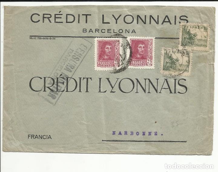 Circulada 1939 Credit Lyonnais De Barcelona A Acheter Timbres Lettres Guerre Civile Espagnole Dans Todocoleccion 121497155