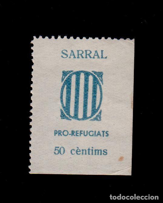 Briefmarken: CL4-19-99 Guerra Civil SARRAL (Tarragona).  50 cts Pro Refugiats  Fesofi n&ordm;  5