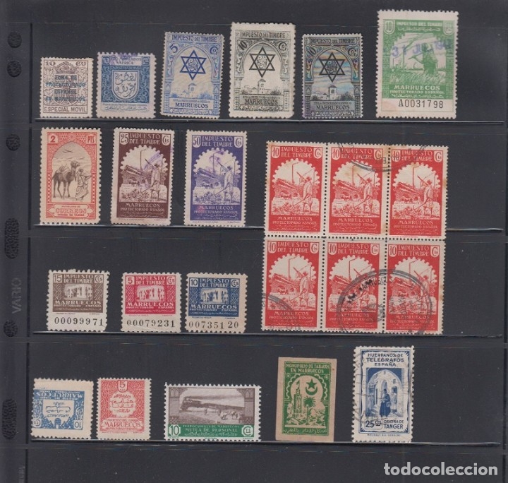 Sellos: FISCALES. LOTE DE 23 SELLOS - Foto 1