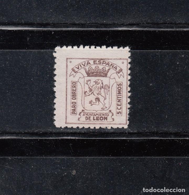 Briefmarken: LEON. VIVA ESPA&Ntilde;A. PARO OBRERO. 5 CTS