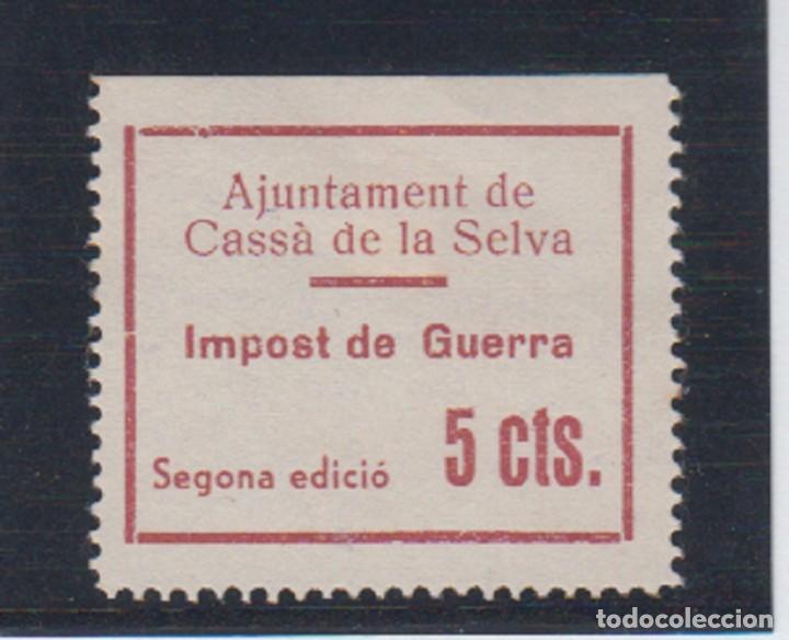 Sellos: CASSA DE LA SELVA (GERONA). EDIFIL 11 * - Foto 1