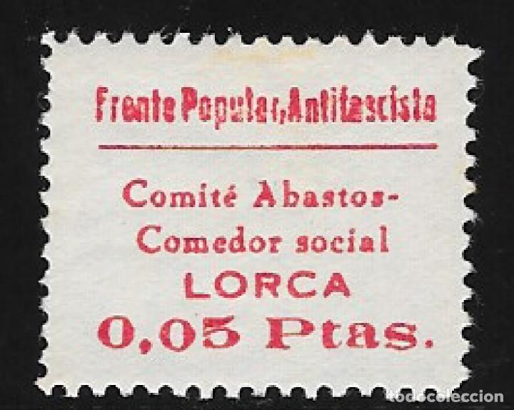 Sellos: LORCA (MURCIA) GOMEZ GUILLAMON NUM. 808B* - Foto 1