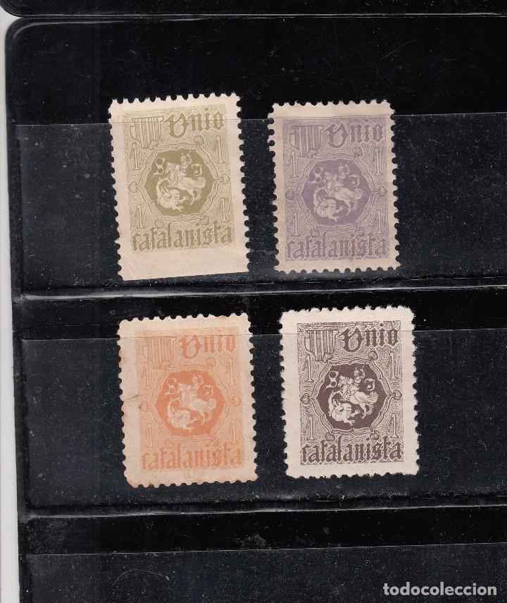 Briefmarken: UNIO CATALANISTA. 4 SELLOS EN DIVERSOS COLORES
