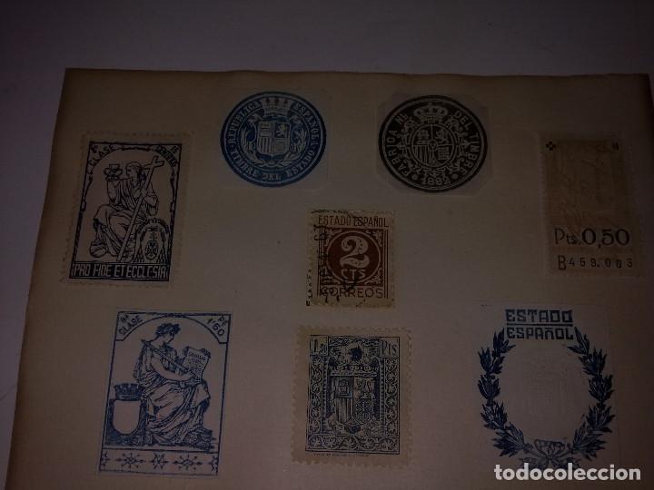 Sellos: HOJA CON 8 SELLOS-TIMBRES - Foto 1