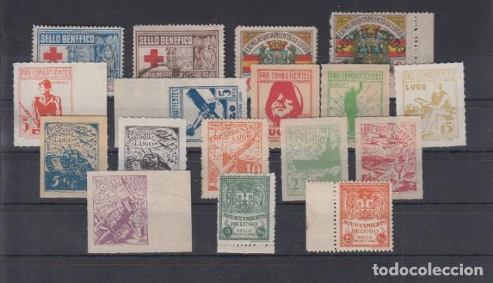 Sellos: LUGO.  LOTE DE CONJUNTO. - Foto 1