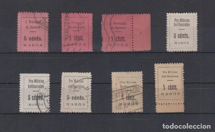 Sellos: MAH&Oacute;N (BALEARES).   LOTE DE CONJUNTO. - Foto 1