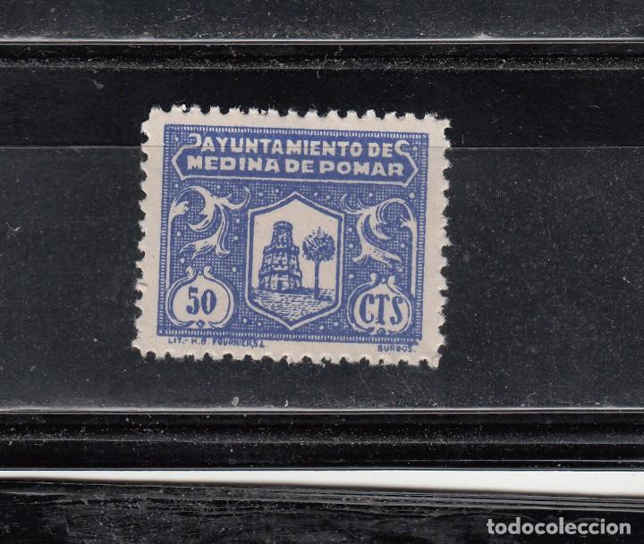 Briefmarken: AYUNTAMIENTO DE MEDINA DE POMAR. 50 CTS.