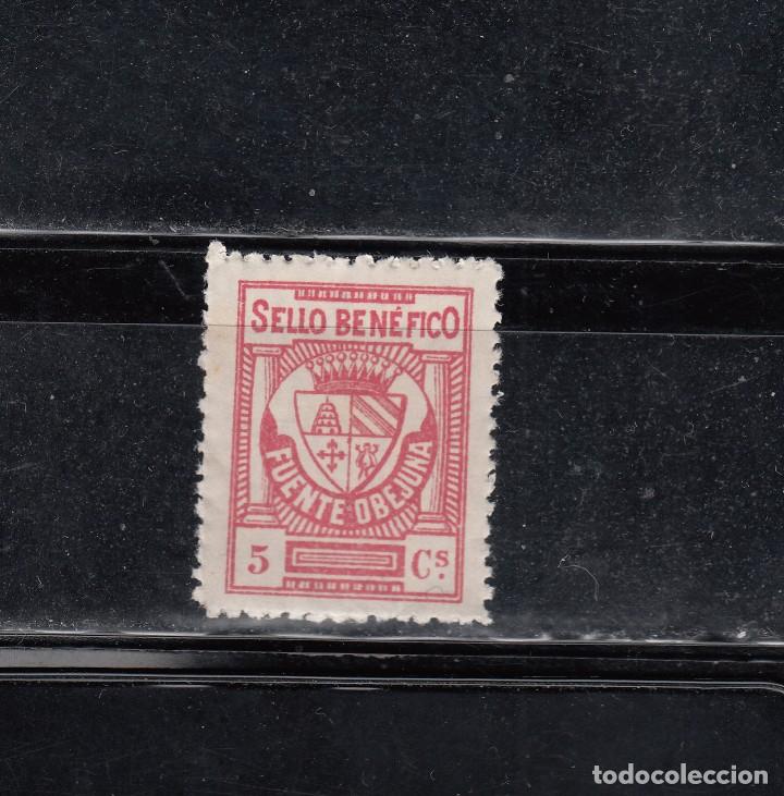 Briefmarken: FUENTEOVEJUNA. SELLO BEN&Eacute;FICO. 5 CTS.