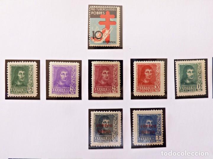Briefmarken: FERNANDO EL CAT&Oacute;LICO 1938  Y PRO TUBERCULOSOS POBRES 1937