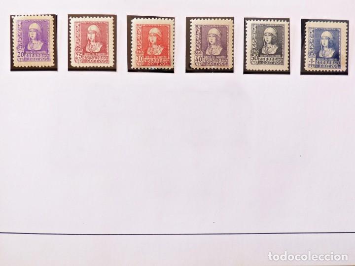 Briefmarken: ISABEL LA CAT&Oacute;LICA 1938 - 1939