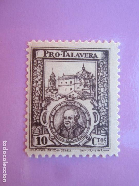 Sellos: sello 10 centimos , pro talavera - Foto 1
