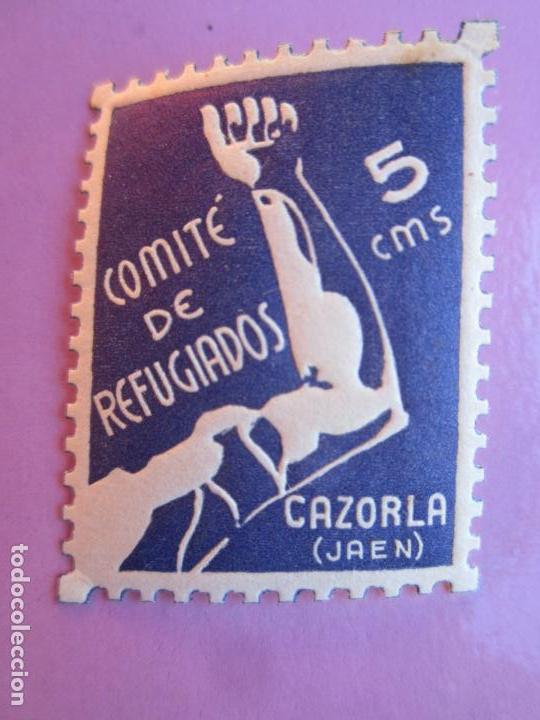 Sellos: comite de refugiados , 5 ctm. cazorla , jaen - Foto 1