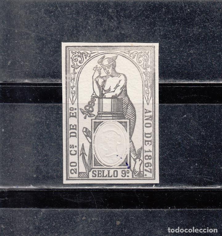 Sellos: FISCAL A&Ntilde;O DE 1967. 20 CTS. DE PTA. - Foto 1