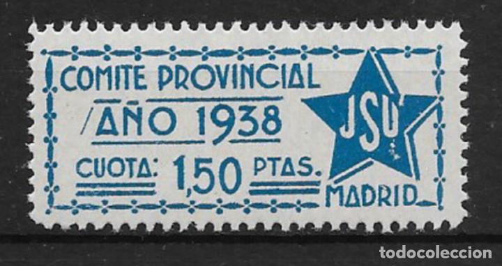 Sellos: MADRID N/C. 1&acute;50 AZUL - Foto 1