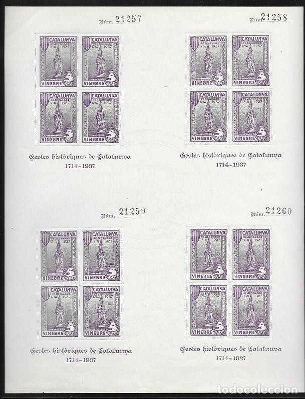 Sellos: VINEBRE (TARRAGONA) EDIFIL NUM. 75/77* - Foto 2