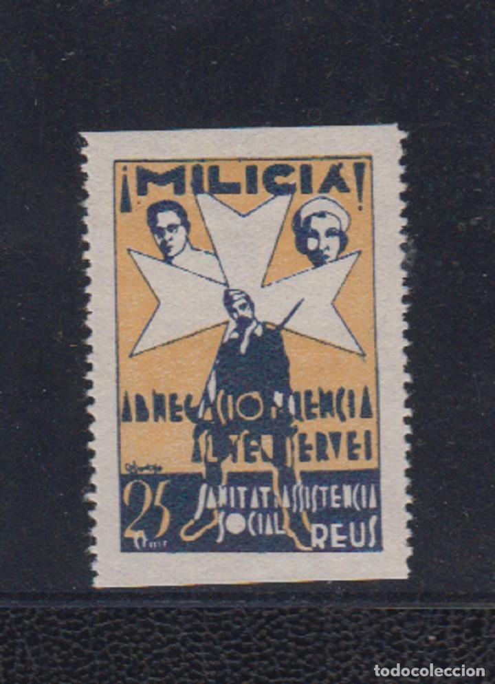 Sellos: REUS (TARRAGONA).  EDIFIL 8 * - Foto 1