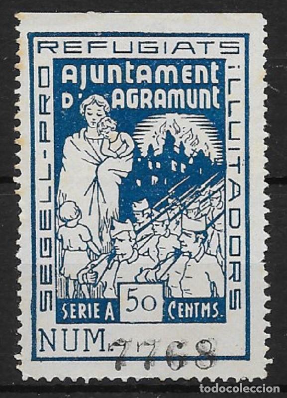 Sellos: AGRAMUNT (LERIDA) EDIFIL NUM. 6* - Foto 1