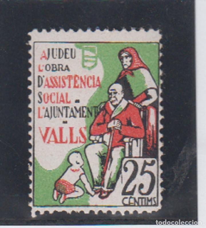 Sellos: VALLS (TARRAGONA).  EDIFIL 3 * - Foto 1